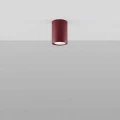 Lampa sufitowa LAGOS 10 burgund plafon SL.2069 SOLLUX LIGHTING