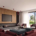 Lampa sufitowa LAGOS 20 burgund plafon SL.2075 SOLLUX LIGHTING