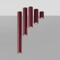 Lampa sufitowa LAGOS 20 burgund plafon SL.2075 SOLLUX LIGHTING