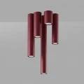 Lampa sufitowa LAGOS 20 burgund plafon SL.2075 SOLLUX LIGHTING