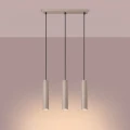 Lampa wisząca LAGOS 3L taupe zwis SL.2079 SOLLUX LIGHTING