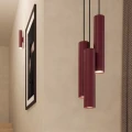 Lampa wisząca LAGOS 1 burgund zwis SL.2081 SOLLUX LIGHTING
