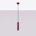 Lampa wisząca LAGOS 1 burgund zwis SL.2081 SOLLUX LIGHTING