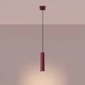 Lampa wisząca LAGOS 1 burgund zwis SL.2081 SOLLUX LIGHTING