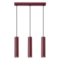 Lampa wisząca LAGOS 3L burgund zwis SL.2082 SOLLUX LIGHTING
