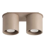 Lampa sufitowa ORBIS 2 taupe plafon SL.2091 SOLLUX LIGHTING