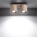 Lampa sufitowa ORBIS 2 taupe plafon SL.2091 SOLLUX LIGHTING