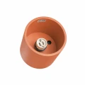 Lampa sufitowa ORBIS 1 ochra czerwona plafon SL.2093 SOLLUX LIGHTING