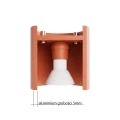 Lampa sufitowa ORBIS 1 ochra czerwona plafon SL.2093 SOLLUX LIGHTING