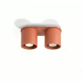 Lampa sufitowa ORBIS 2 ochra czerwona plafon SL.2094 SOLLUX LIGHTING