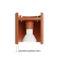 Lampa ścienna ORBIS 1 ochra czerwona kinkiet SL.2095 SOLLUX LIGHTING