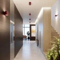 Lampa sufitowa ORBIS 1 burgund plafon SL.2096 SOLLUX LIGHTING