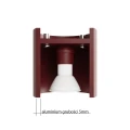 Lampa sufitowa ORBIS 1 burgund plafon SL.2096 SOLLUX LIGHTING