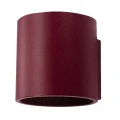 Lampa ścienna ORBIS 1 burgund kinkiet SL.2098 SOLLUX LIGHTING