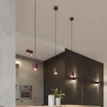 Lampa ścienna ORBIS 1 burgund kinkiet SL.2098 SOLLUX LIGHTING