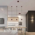 Lampa ścienna ORBIS 1 burgund kinkiet SL.2098 SOLLUX LIGHTING