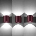 Lampa ścienna ORBIS 1 burgund kinkiet SL.2098 SOLLUX LIGHTING
