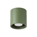 Lampa sufitowa ORBIS 1 zielona oliwka plafon SL.2102 SOLLUX LIGHTING