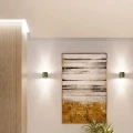 Lampa sufitowa ORBIS 1 zielona oliwka plafon SL.2102 SOLLUX LIGHTING