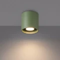 Lampa sufitowa ORBIS 1 zielona oliwka plafon SL.2102 SOLLUX LIGHTING