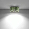 Lampa sufitowa ORBIS 2 zielona oliwka plafon SL.2103 SOLLUX LIGHTING