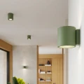 Lampa ścienna ORBIS 1 zielona oliwka kinkiet SL.2104 SOLLUX LIGHTING