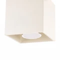 Lampa sufitowa QUAD 1 beżowa plafon SL.2105 SOLLUX LIGHTING