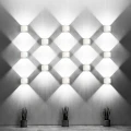 Lampa ścienna QUAD 1 beżowa kinkiet SL.2106 SOLLUX LIGHTING