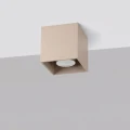Lampa sufitowa QUAD 1 taupe plafon SL.2107 SOLLUX LIGHTING