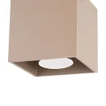 Lampa sufitowa QUAD 1 taupe plafon SL.2107 SOLLUX LIGHTING