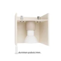 Lampa sufitowa QUAD 1 taupe plafon SL.2107 SOLLUX LIGHTING