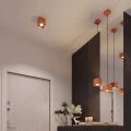 Lampa sufitowa QUAD 1 ochra czerwona plafon SL.2109 SOLLUX LIGHTING