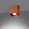 Lampa sufitowa QUAD 1 ochra czerwona plafon SL.2109 SOLLUX LIGHTING