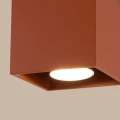 Lampa sufitowa QUAD 1 ochra czerwona plafon SL.2109 SOLLUX LIGHTING