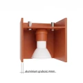 Lampa sufitowa QUAD 1 ochra czerwona plafon SL.2109 SOLLUX LIGHTING