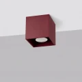 Lampa sufitowa QUAD 1 burgund plafon SL.2111 SOLLUX LIGHTING