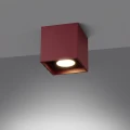 Lampa sufitowa QUAD 1 burgund plafon SL.2111 SOLLUX LIGHTING