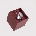 Lampa sufitowa QUAD 1 burgund plafon SL.2111 SOLLUX LIGHTING