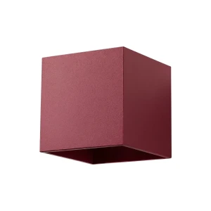 Lampa ścienna QUAD 1 burgund kinkiet SL.2112 SOLLUX LIGHTING