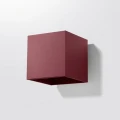 Lampa ścienna QUAD 1 burgund kinkiet SL.2112 SOLLUX LIGHTING