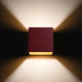 Lampa ścienna QUAD 1 burgund kinkiet SL.2112 SOLLUX LIGHTING