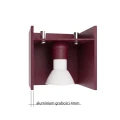 Lampa ścienna QUAD 1 burgund kinkiet SL.2112 SOLLUX LIGHTING