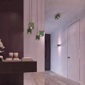 Lampa sufitowa QUAD 1 zielona oliwka plafon SL.2115 SOLLUX LIGHTING