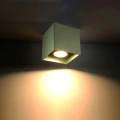 Lampa sufitowa QUAD 1 zielona oliwka plafon SL.2115 SOLLUX LIGHTING