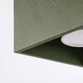 Lampa sufitowa QUAD 1 zielona oliwka plafon SL.2115 SOLLUX LIGHTING