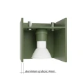 Lampa sufitowa QUAD 1 zielona oliwka plafon SL.2115 SOLLUX LIGHTING