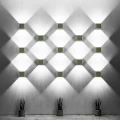 Lampa ścienna QUAD 1 zielona oliwka kinkiet SL.2116 SOLLUX LIGHTING