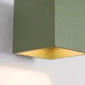 Lampa ścienna QUAD 1 zielona oliwka kinkiet SL.2116 SOLLUX LIGHTING