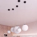 Lampa wisząca UGO 40 czarna zwis SL.2212 SOLLUX LIGHTING
