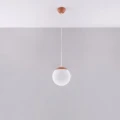 Lampa wisząca UGO 20 ochra czerwona zwis SL.2219 SOLLUX LIGHTING